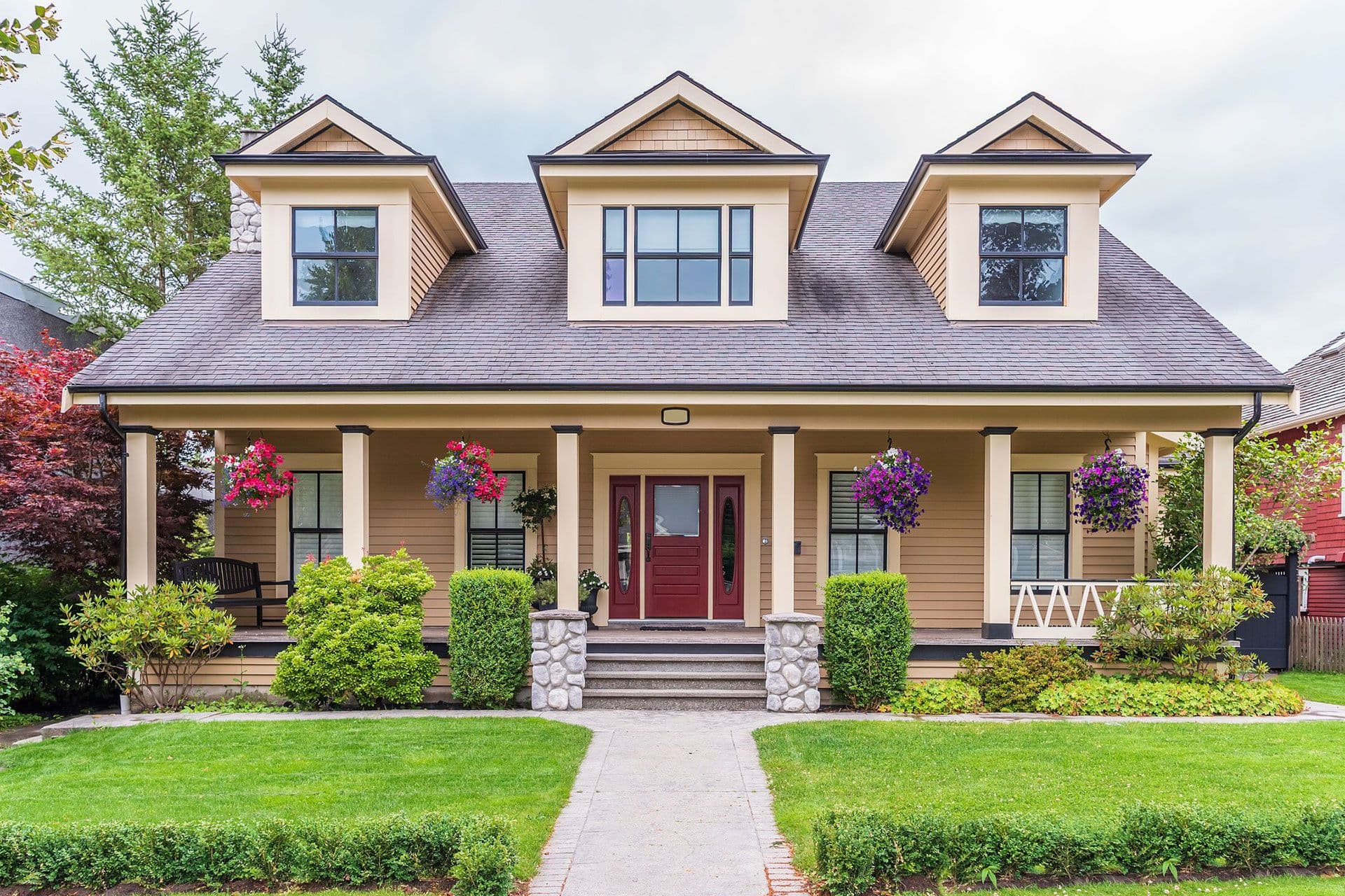 Windows and Doors on house